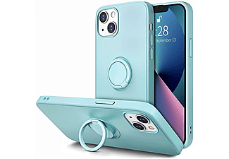 CASE AND PRO szilikon tok gyűrűvel, Samsung A32 5G, türkiz (RING-A325G-T)