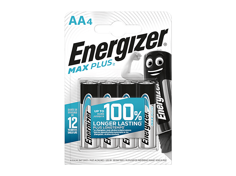ENERGIZER Max Plus AA 4 - Alkalibatterie (Mehrfarbig)