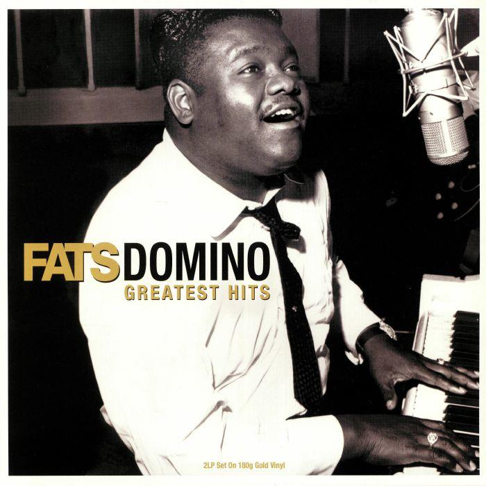 Album borító: Fats Domino zongorázik, öltönyben és nyakkendőben.