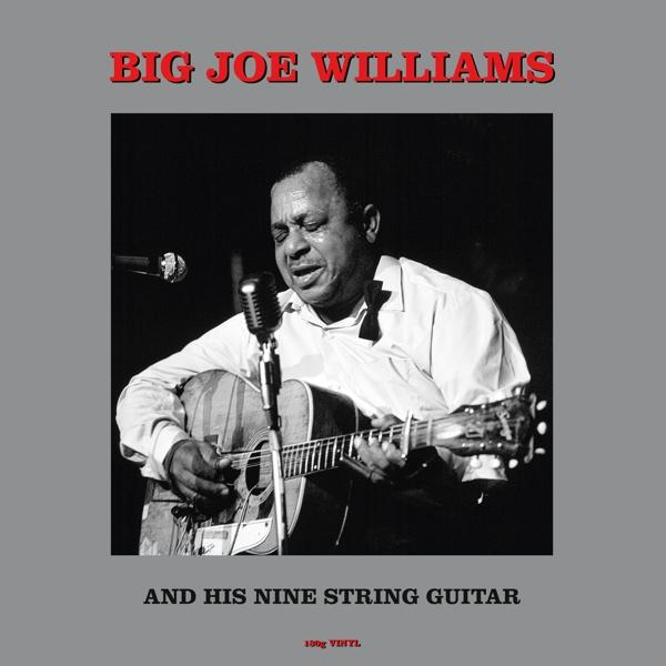 Album borító. Big Joe Williams egy kilenc húros gitáron játszik. A cím 'Big Joe Williams'.