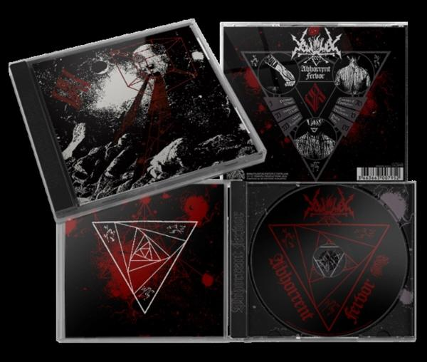 CD tok fekete borítóval. Koponyát, geometriai formákat és az "Abhorrent Fervor" albumcímet tartalmazza.