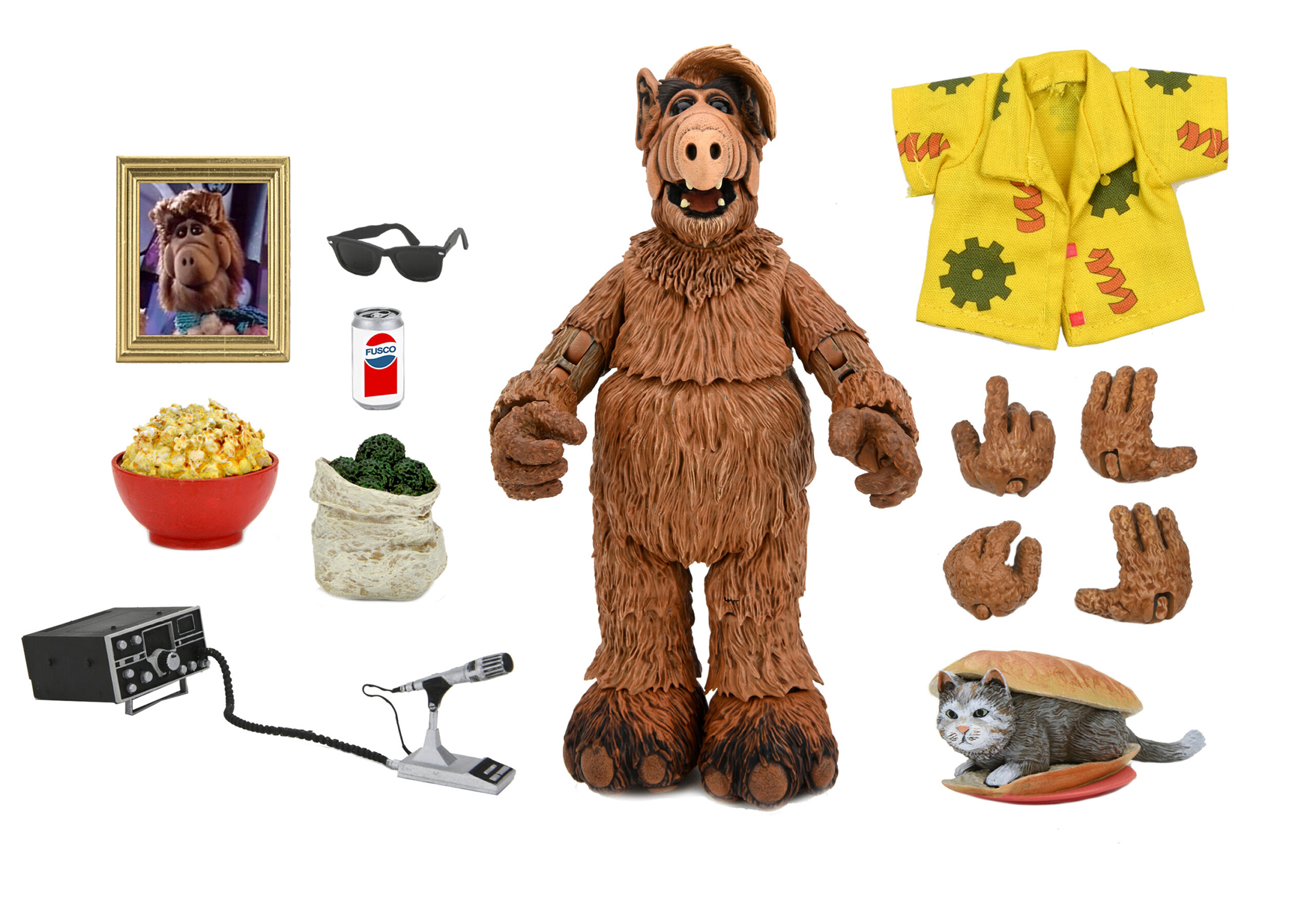 NECA Alf 7" Scale Actionfigur Ultimate Alf Actionfigur