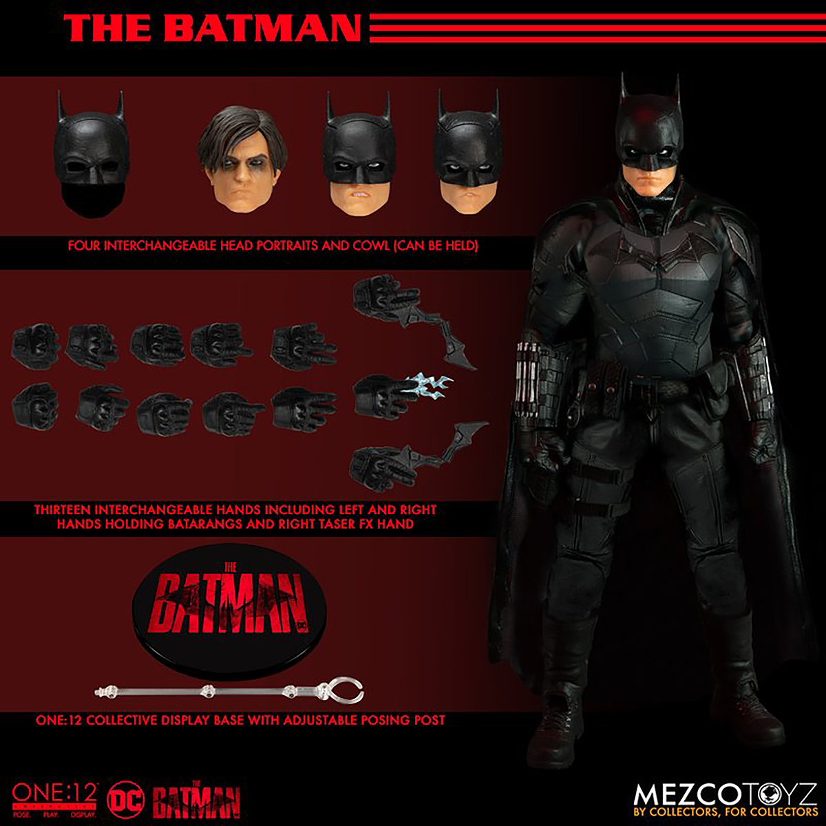 The MEZCO One:12 Actionfigur TOYS Actionfigur Batman