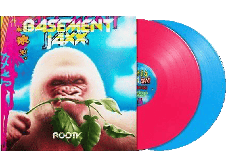 Basement Jaxx - Rooty-Limited Pink/Blue Coloured Vinyl Edition  - (Vinyl)