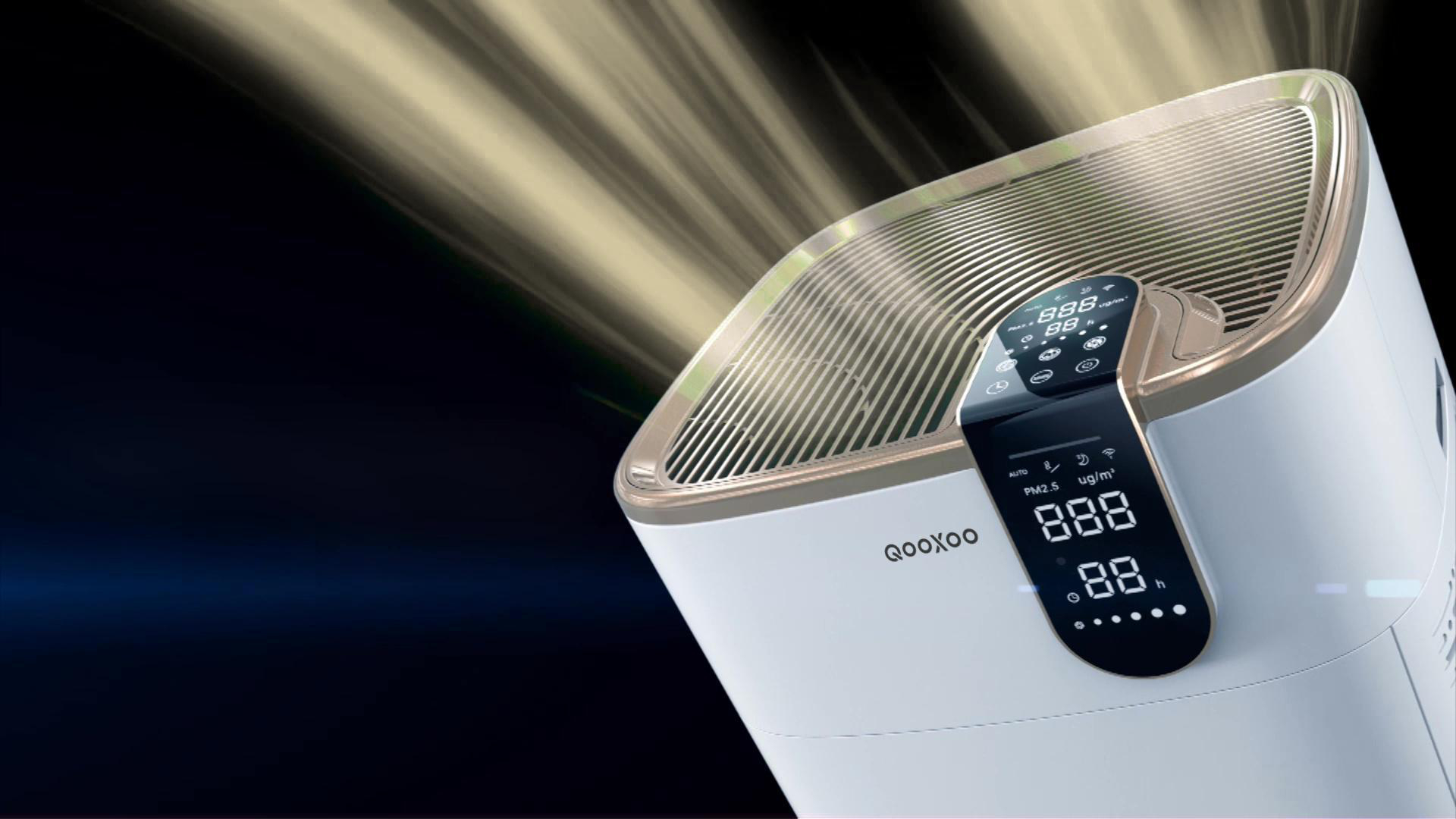 QOOXOO QX Pure 15 Luftreiniger Weiß (0,0 Watt, Raumgröße: 150 m²)