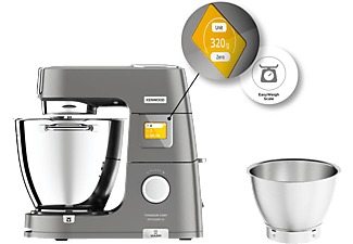 KENWOOD Robot de cuisine Titanium Chef Patissier XL avec balance intégrée (KWL90.004SI)