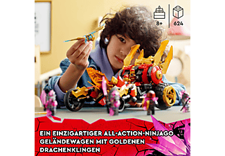 LEGO Ninjago 71773 Kais Golddrachen-Raider Bausatz, Mehrfarbig