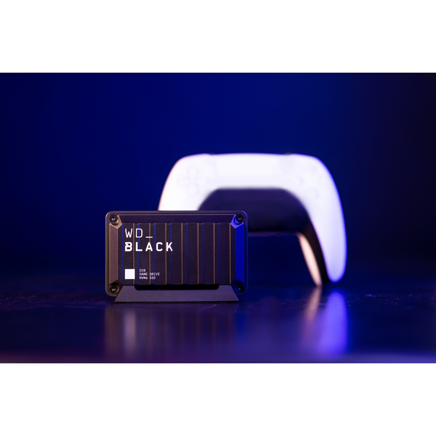 Disco duro SSD externo 500 GB - WD_BLACK D30 Game Drive, SSD, Para PC o Consolas, USB 3.2, 900MB/s, Negro
