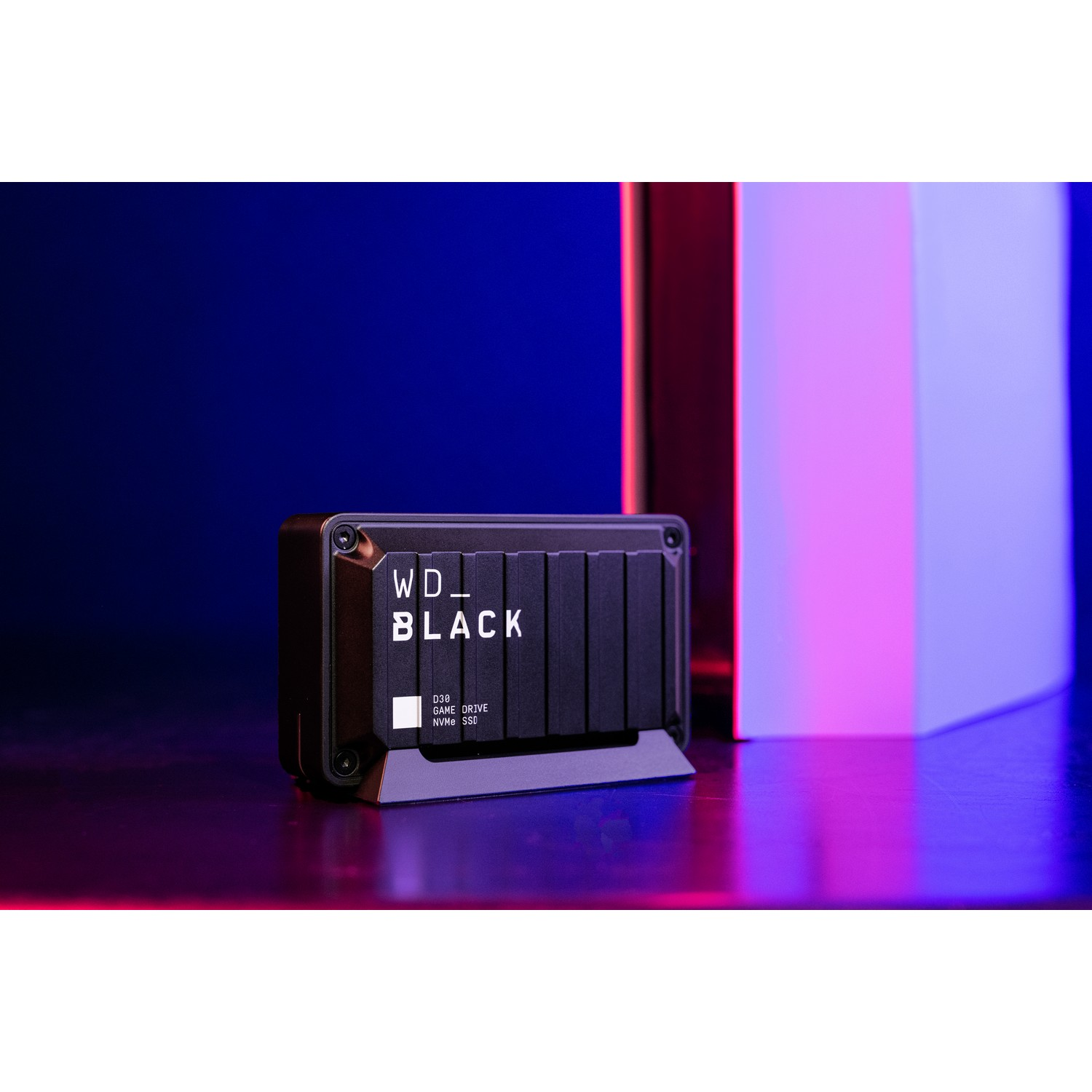 Disco duro SSD externo 500 GB - WD_BLACK D30 Game Drive, SSD, Para PC o Consolas, USB 3.2, 900MB/s, Negro