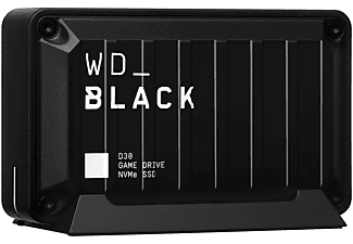 Disco duro SSD externo 2 TB - WD_BLACK D30 Game Drive, SSD, Para PC o Consolas, USB 3.2, Hasta 900MB/s, Negro