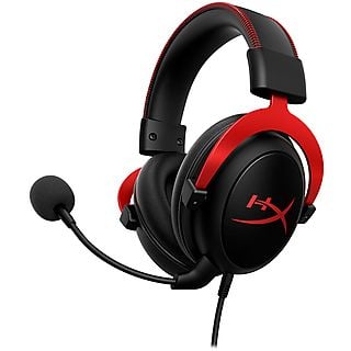 HYPERX CLOUD II RED CUFFIE PC, Nero e Rosso