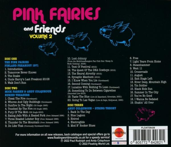 Pink Fairies - Pink Fairies And Friends Vol.2 (3CD Box)  - (CD)