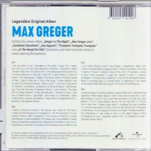 Rückseite einer CD-Hülle mit Albumdetails. Enthält Titellisten und Informationen zu den Songs des Albums.