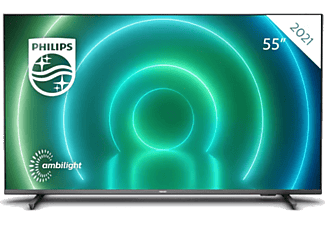 PHILIPS 55PUS7906 55'' 139 Ekran Uydu Alıcılı Android Smart 3 Taraflı Ambilight 4K Ultra HD LED TV Outlet 1217200
