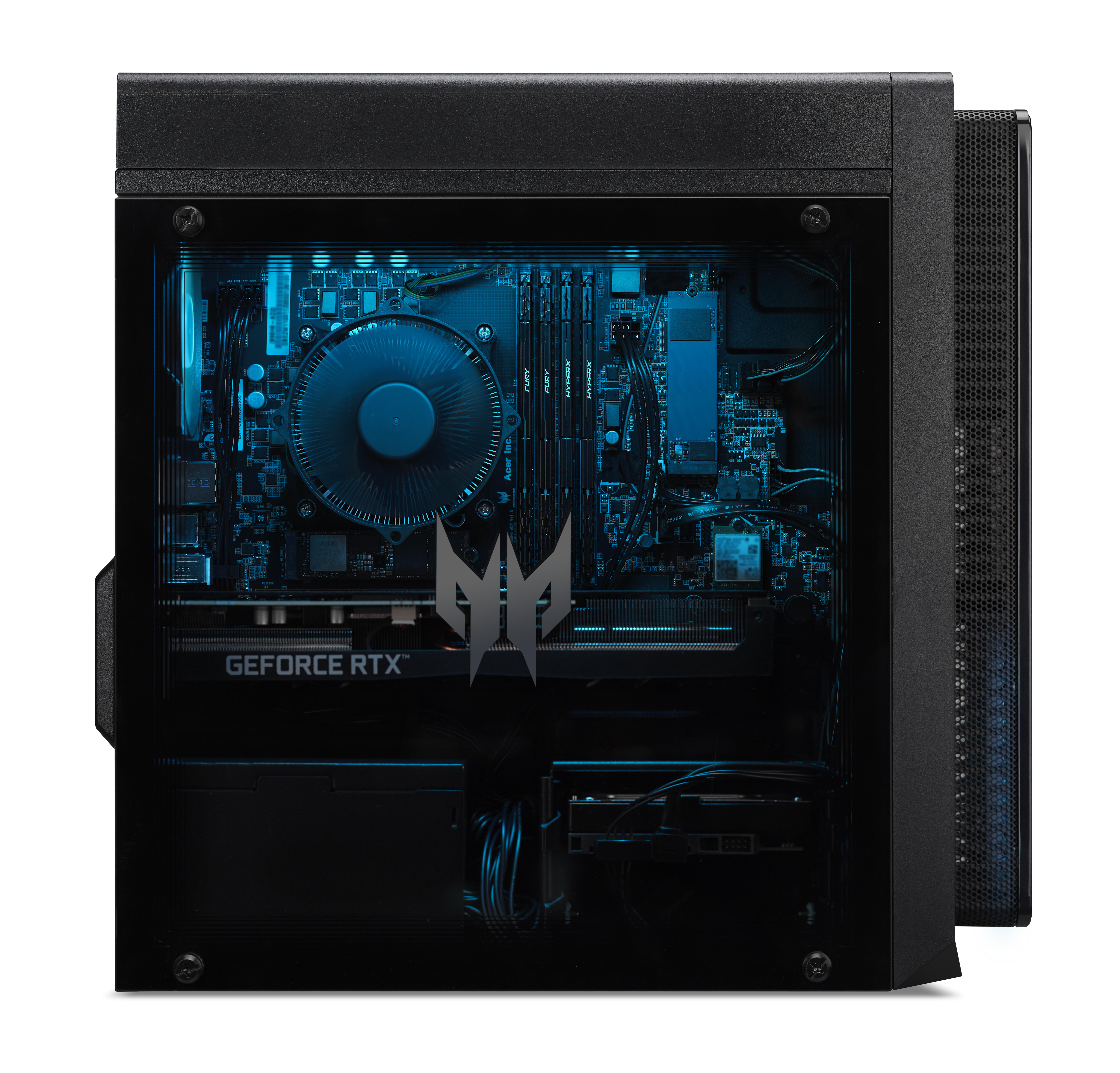 ACER Predator Orion 3000 (PO3-640) mit durchsichtigen Seitenfenster - Intel® Core™ i7 i7-11700F - 16 GB - 1024 GB - NVIDIA GeForce RTX™ 3070 - Windows 11 Home
