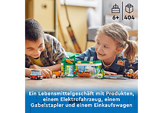 LEGO City 60347 Supermarkt Bausatz, Mehrfarbig
