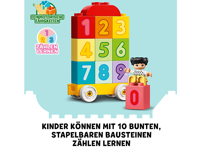 Thumbnail - LEGO DUPLO 10954 Zahlenzug – Zählen lernen Bausatz, Mehrfarbig