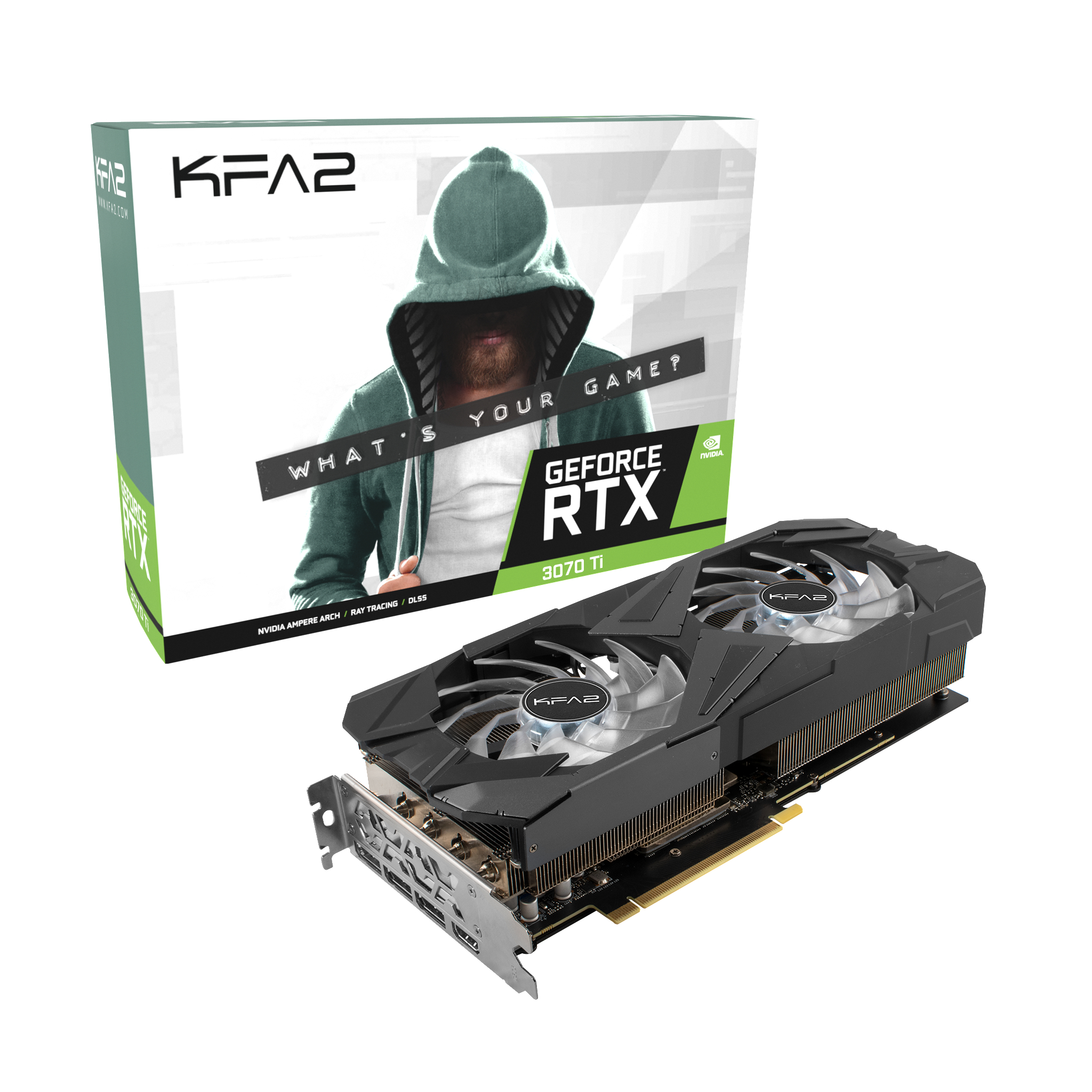 KFA2 GeForce RTX™ 3070 TI EX 1-Click OC 8GB (37ISM6MD4DEK) (NVIDIA, Grafikkarte)