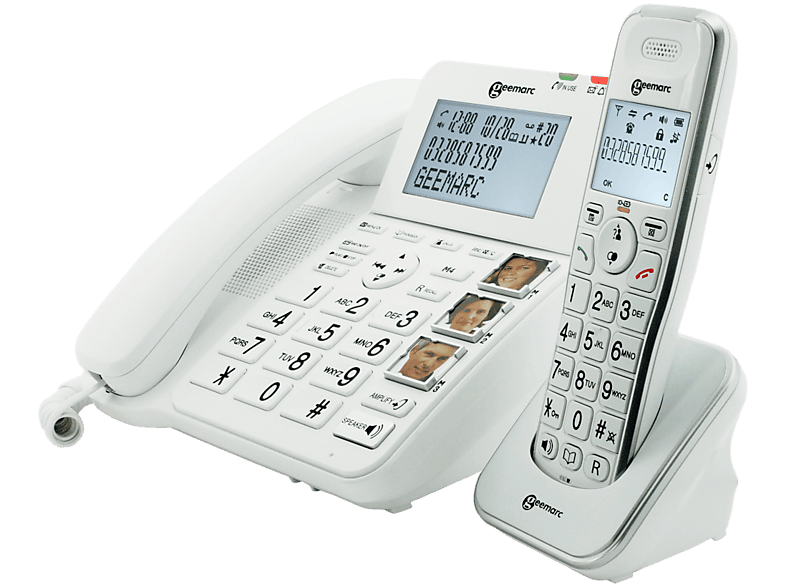 Geemarc Amplidect 295 Combi Bedrade Telefoon met Antwoordapparaat