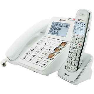 GEEMARC Telefoon - Antwoordeapparaat Amplidect 295 Combi + Vaste telefoon (DECT295_COMBI_WH_VDE)