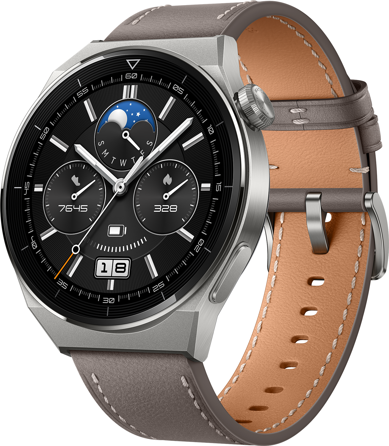 HUAWEI Watch GT3 Pro 46mm Grey Leather