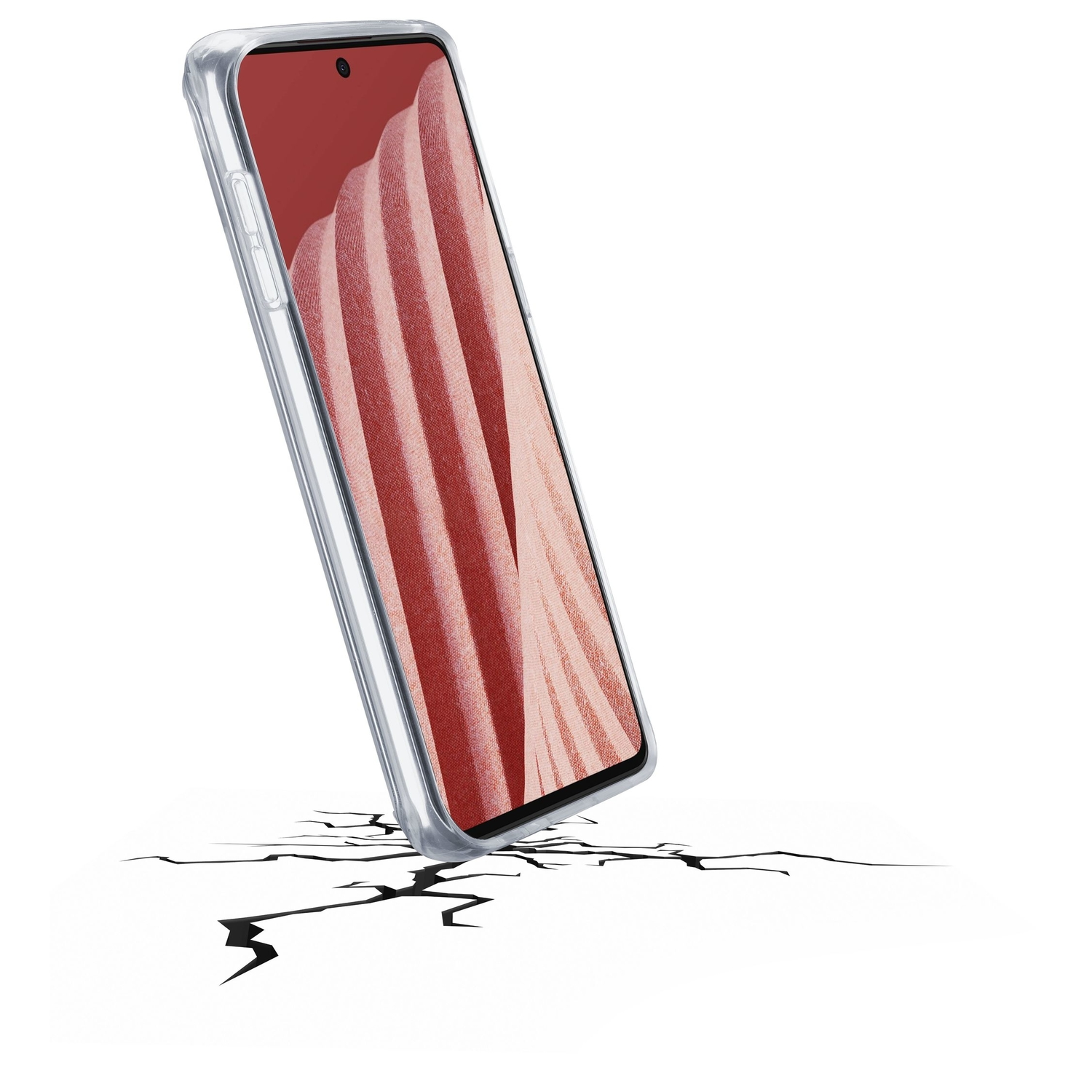 Funda - CellularLine Clear Strong, para Samsung Galaxy A73, Transparente