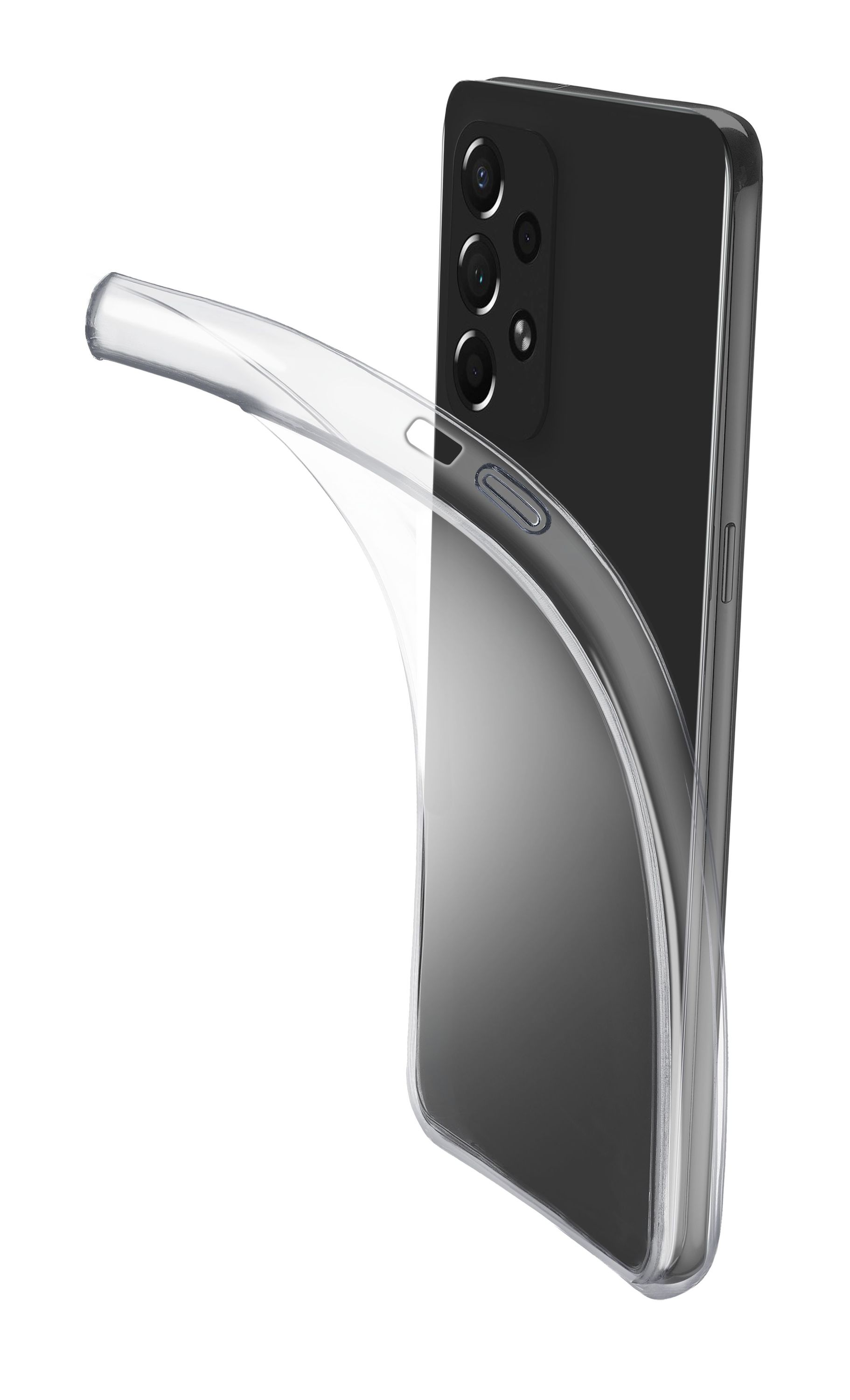 Funda - CellularLine Fine, para Samsung Galaxy A73, Transparente
