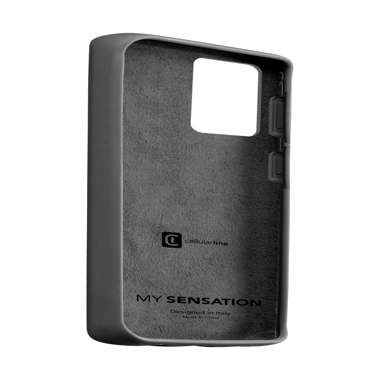 Funda - CellularLine Sensation, para Samsung Galaxy A73, Negro