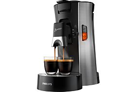 PHILIPS SENSEO® CSA210/22 Original Plus Eco 2-Tassen-Funktion, Milder oder  starker Kaffee, 0.7L Wassertank, Padmaschine, Klavierlackschwarz  Padmaschine Klavierlackschwarz | MediaMarkt