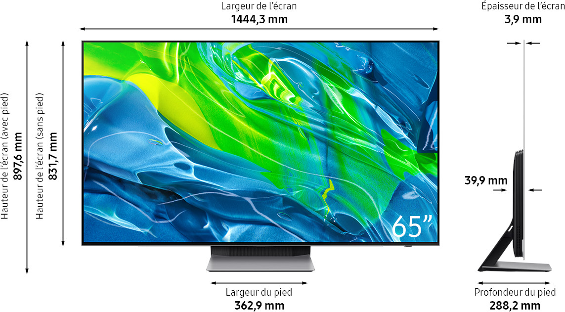 SAMSUNG 65" OLED 4K Smart TV QE65S95BATXXN - OLED 4K - QD-OLED-tv - 65 inch