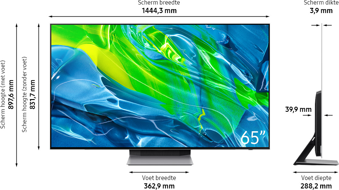SAMSUNG 65" OLED 4K Smart TV QE65S95BATXXN - OLED 4K - QD-OLED-tv - 65 inch