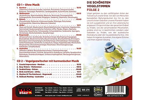 Naturklang - Die schönsten Vogelstimmen-Vogelgezwitscher F2 [CD]