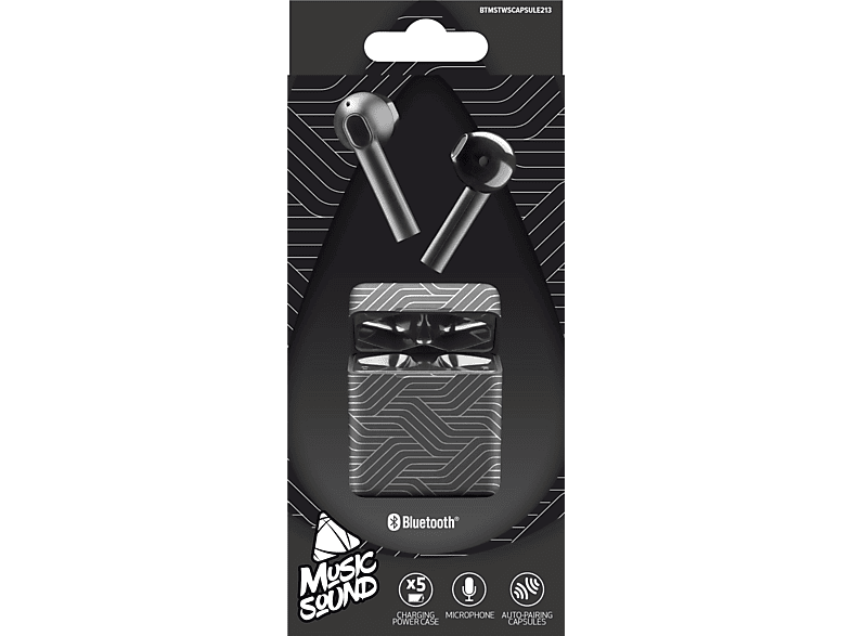 CELLULARLINE Music Sound Capsule TWS Kulak İçi Bluetooth Kulaklık Siyah_1