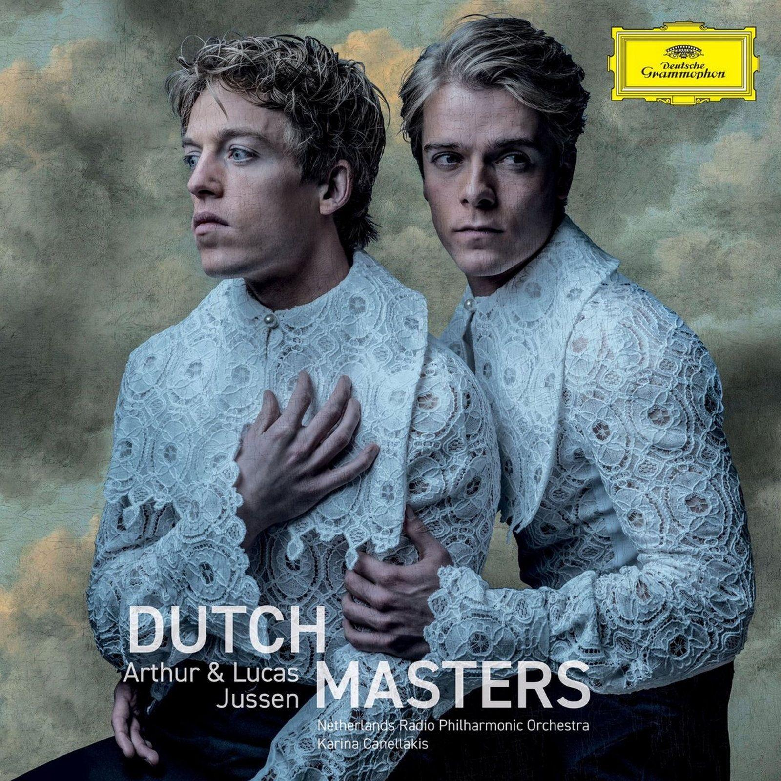 Albumcover von zwei Männern in weißen Spitzenhemden. Titel "Dutch Masters". Dunkler, wolkiger Hintergrund.