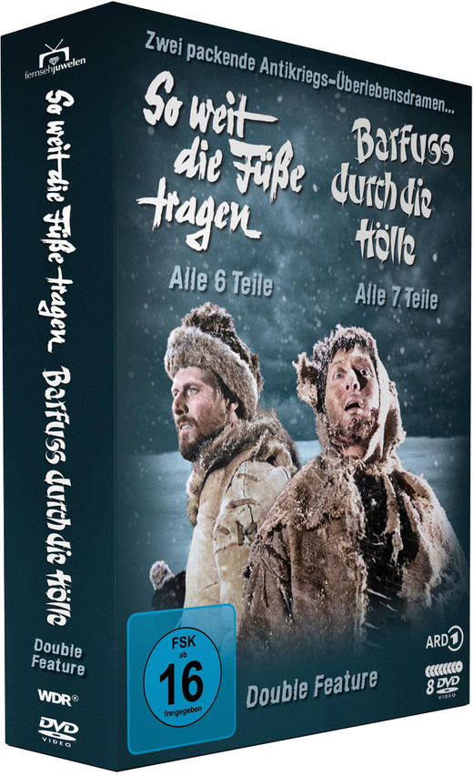 DVD-Hülle. Zwei Männer in Winterkleidung, Text auf Deutsch.
