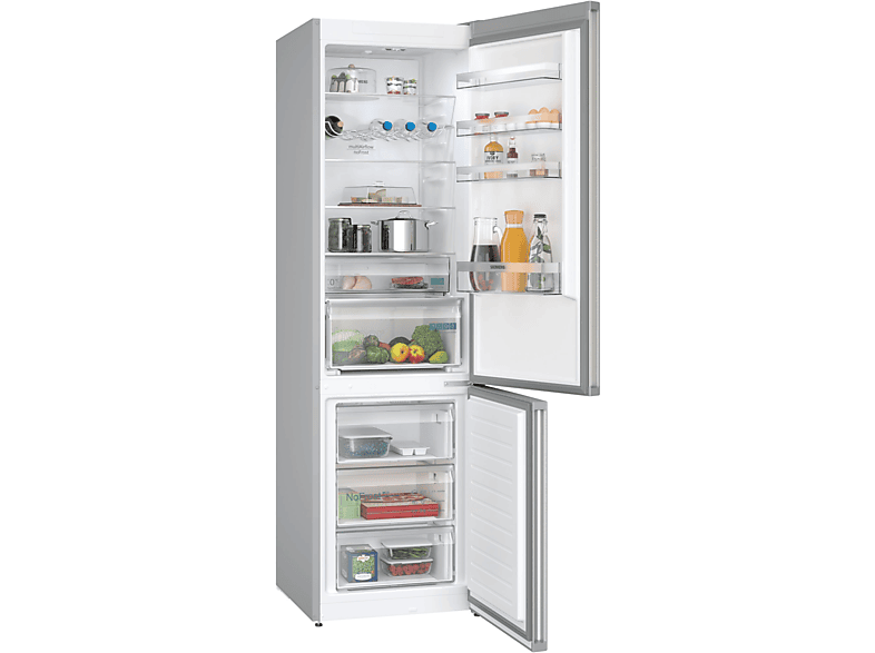 SIEMENS KG39NXIBF iQ300 Kühlgefrierkombination (B, 363 l, 2030 mm hoch, Inox-antifingerprint)