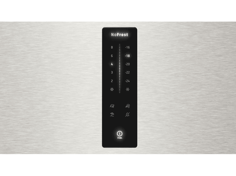 SIEMENS KG39NXIBF iQ300 Kühlgefrierkombination (B, 363 l, 2030 mm hoch, Inox-antifingerprint)