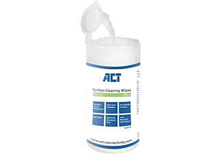 ACT nedves felület tisztítókendő, 100 db/csomag, antibakteriális, alkoholmentes (AC9515)