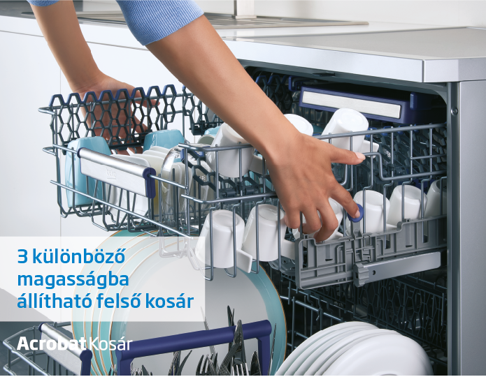 BEKO DIS-26021 Beépíthető keskeny mosogatógép