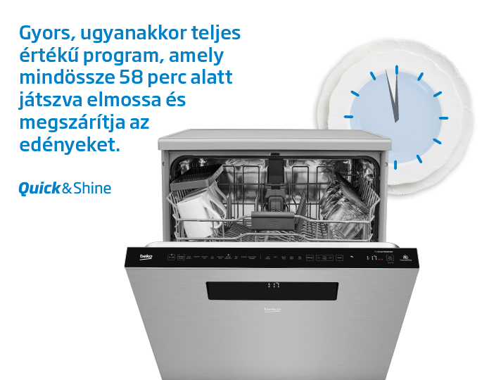BEKO DIS-26021 Beépíthető keskeny mosogatógép