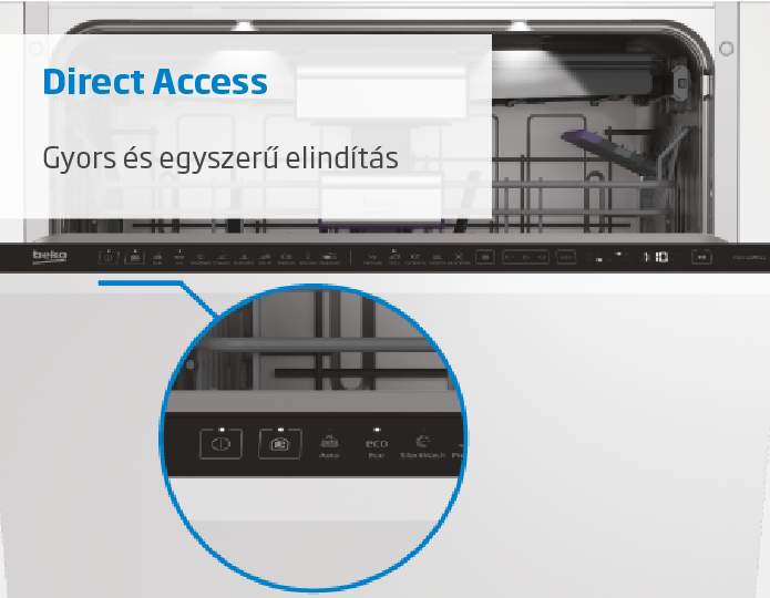 BEKO DIN-36421 beépíthető mosogatógép