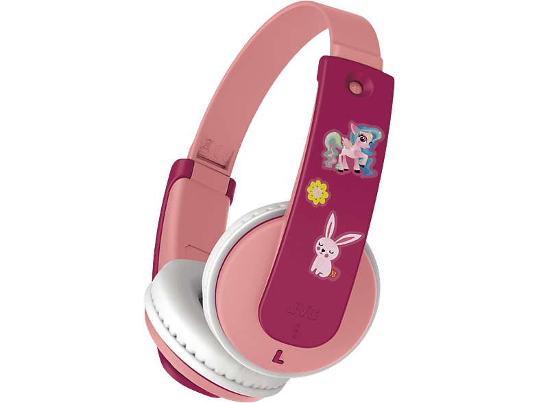 Auriculares infantiles  JVC HA-KD10W-PE, De diadema, Bluetooth 5.0, Rosa