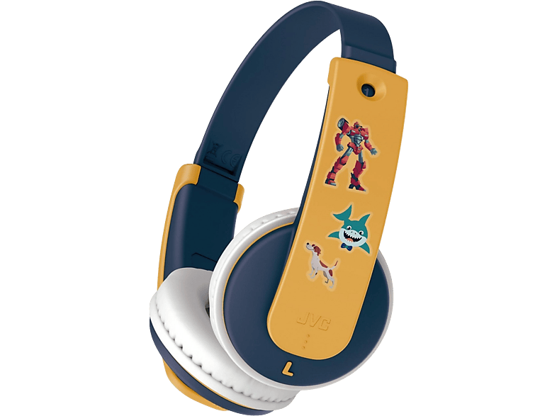 Auriculares infantiles  JVC HA-KD10W-Y-E, De diadema, Bluetooth 5.0,  Amarillo