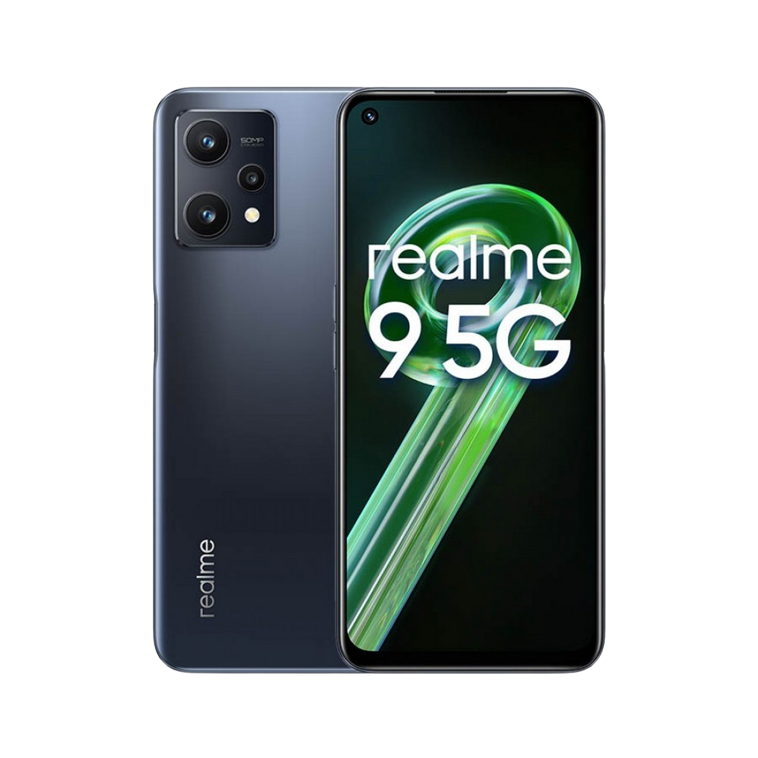 Móvil - realme 9 5G, Meteor Black, 128 GB, 4 GB RAM, 6.6 " WFHD, Snapdragon 695, 5000 mAh, Android