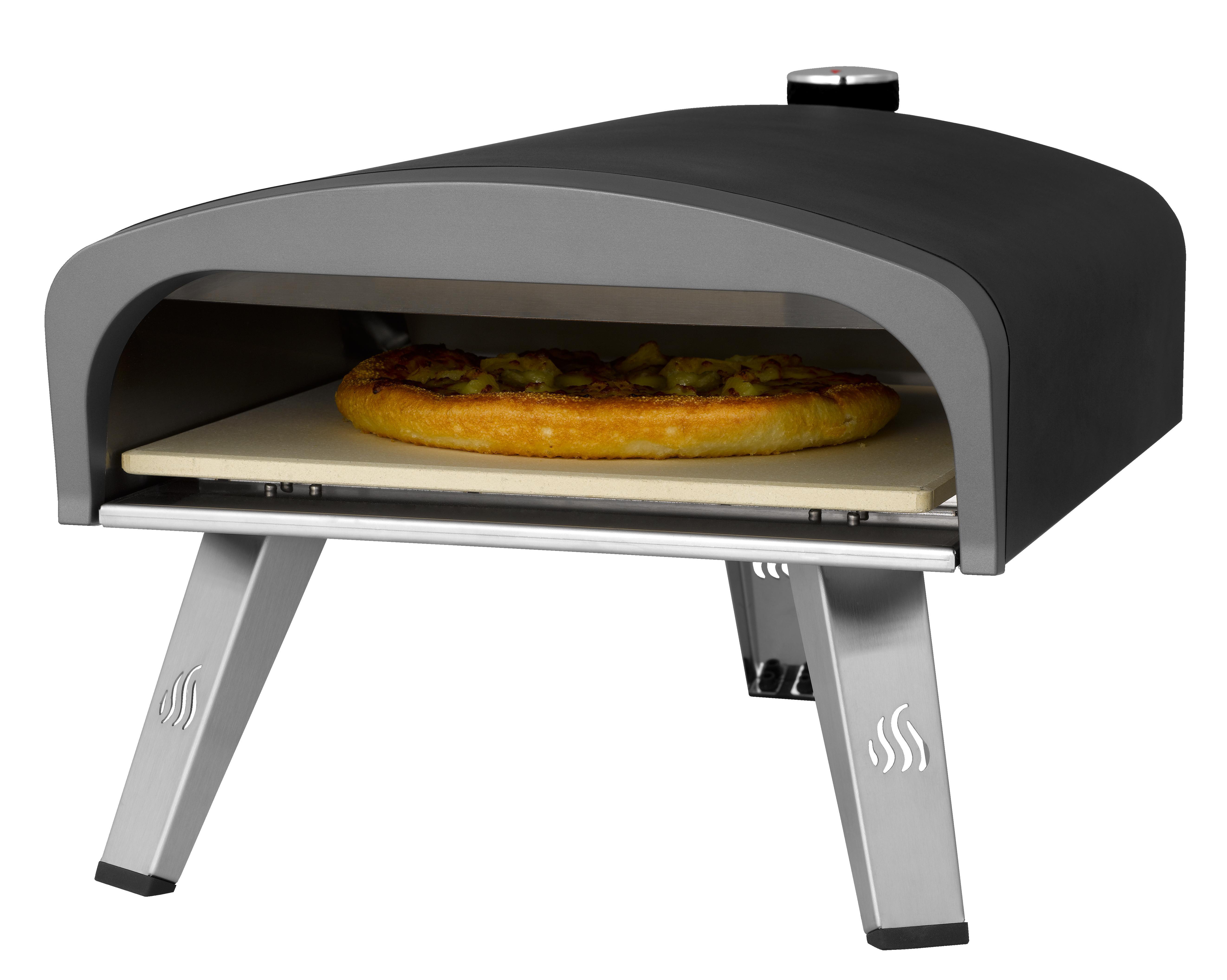 TEPRO 3317 Burnsville Gas-Pizzaofen, Schwarz 