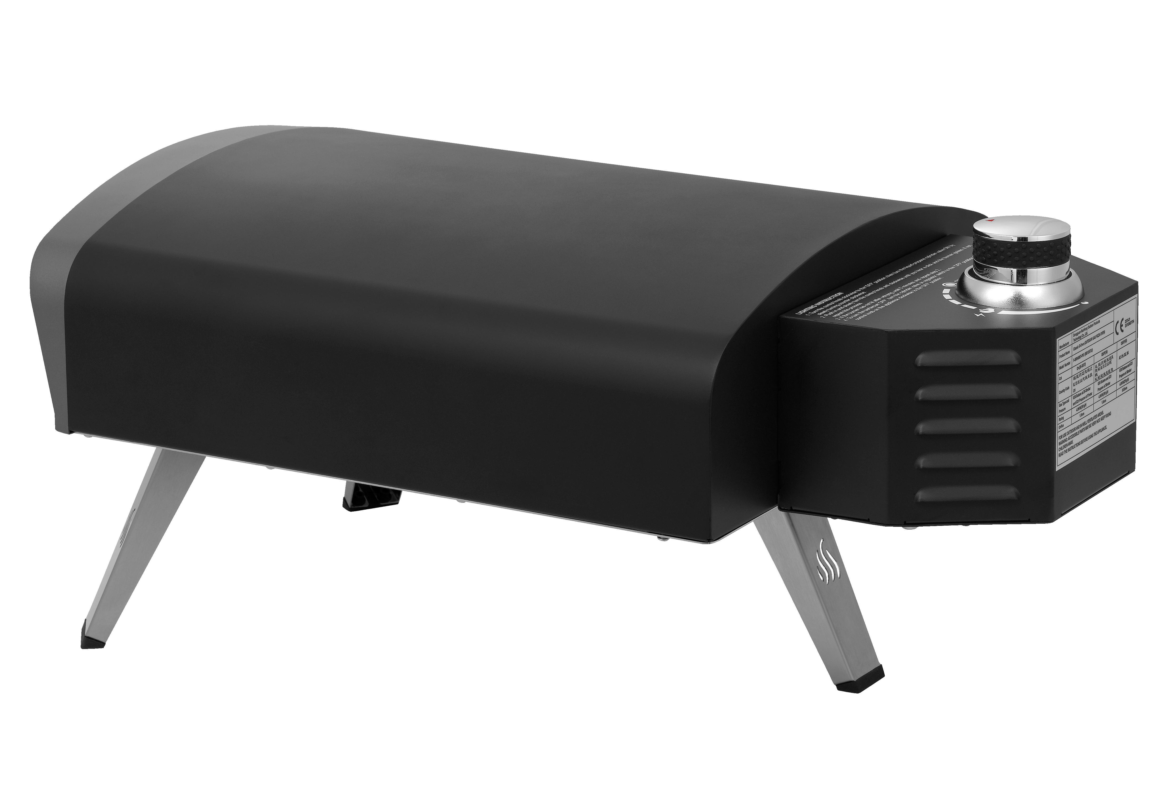 TEPRO 3317 Burnsville Gas-Pizzaofen, Schwarz 