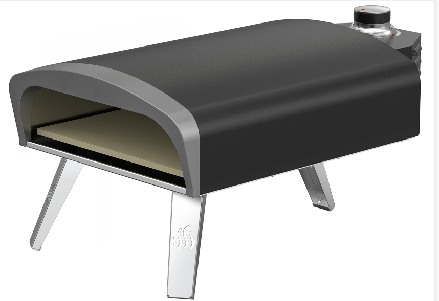 TEPRO 3317 Burnsville Gas-Pizzaofen, Schwarz 