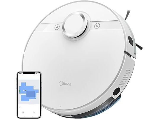 MIDEA M7 - Robot aspirapolvere e lavapavimenti (Bianco)