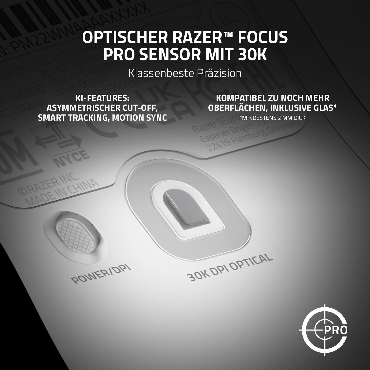 RAZER Viper V2 Pro E-Sport-Maus, Weiß