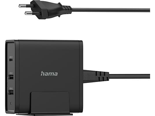HAMA 00200017 - USB-C-Ladestation (Schwarz)